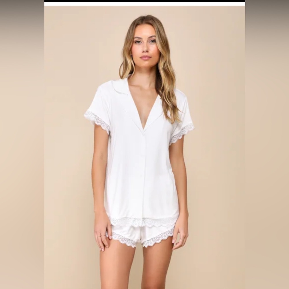 Ivory Matching Pajama Set